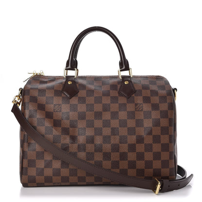 Louis Vuitton Damier Ebene Speedy Bandouliere 30 1 of 9