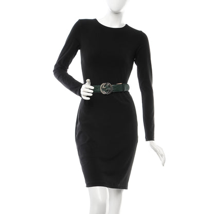 Gucci Guccissima Signature Interlocking G 40mm Belt 95 38 Verde 2 of 6
