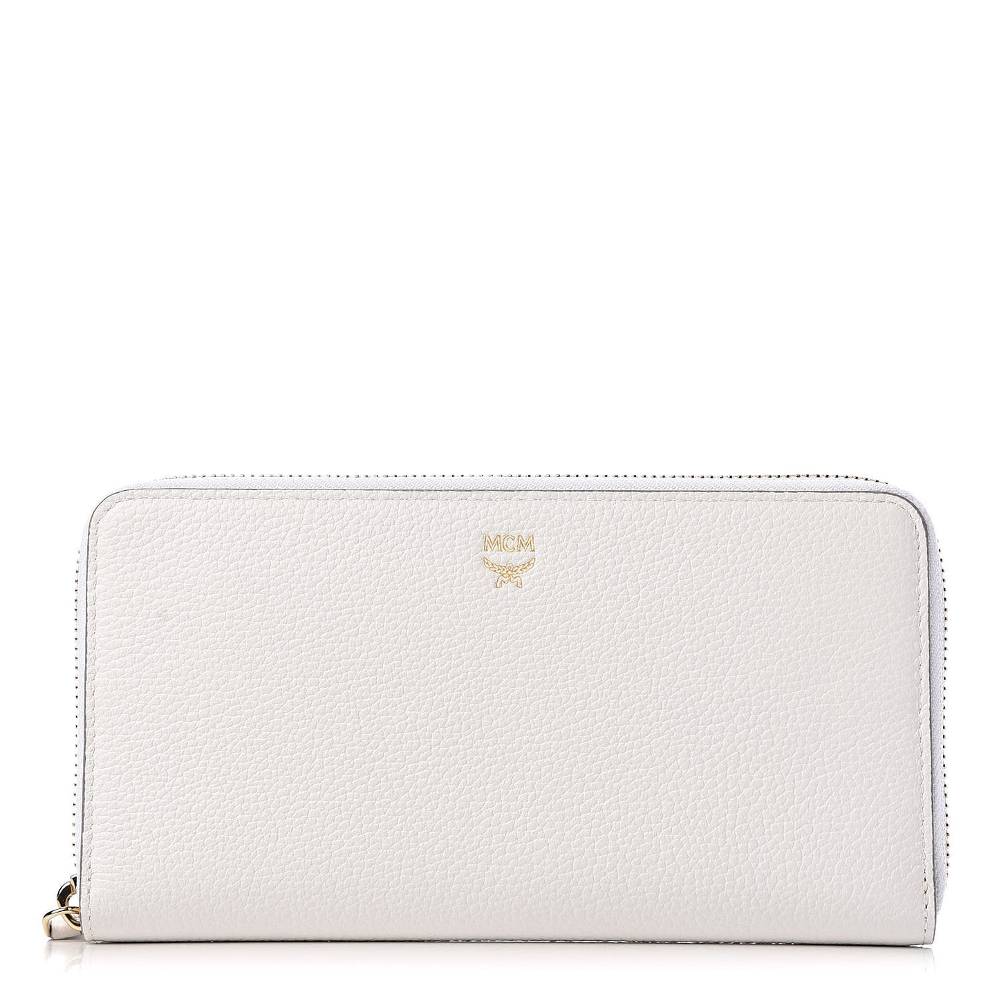 Calfskin Fontanellas Park Avenue Milla Zip Around Wallet White