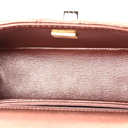 Chanel Metallic Grained Calfskin Quilted 2.55 Reissue Mini Flap Copper Pink Copper Pink 5 of 10