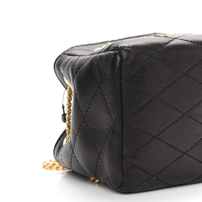 Saint Laurent Lambskin Quilted Baby Bucket Bag Black 7 of 8
