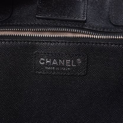 Chanel Caviar Stitched Large Shopping Tote Black 5 of 7