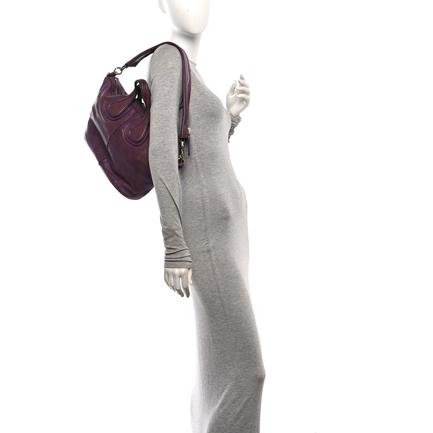 Givenchy Lambskin Small Nightingale Aubergine 2 of 13