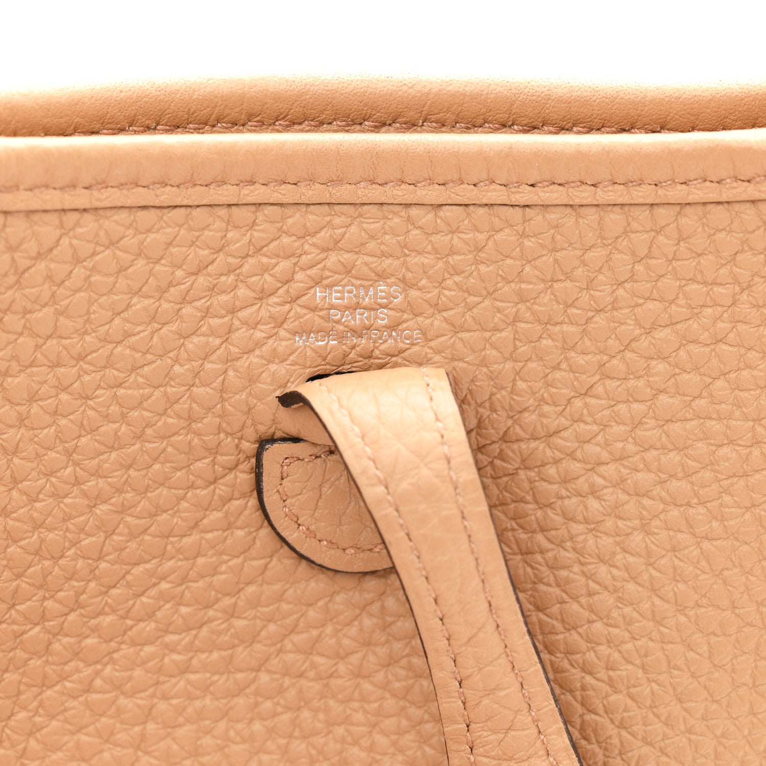 Hermes Taurillon Clemence Amazone Evelyne TPM Chai 6 of 11