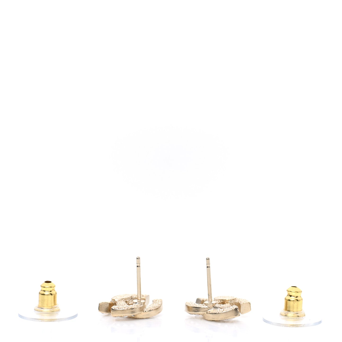 Crystal CC Earrings Gold