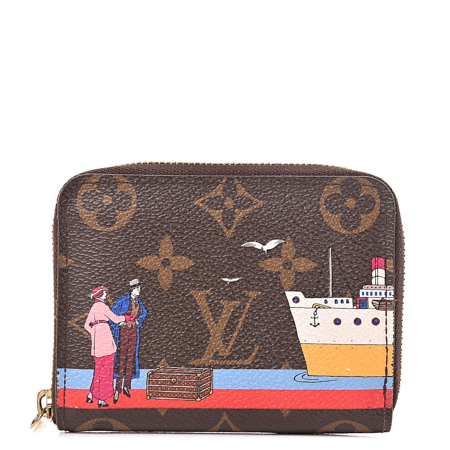 Monogram 2016 Christmas Animation Zippy Coin Purse