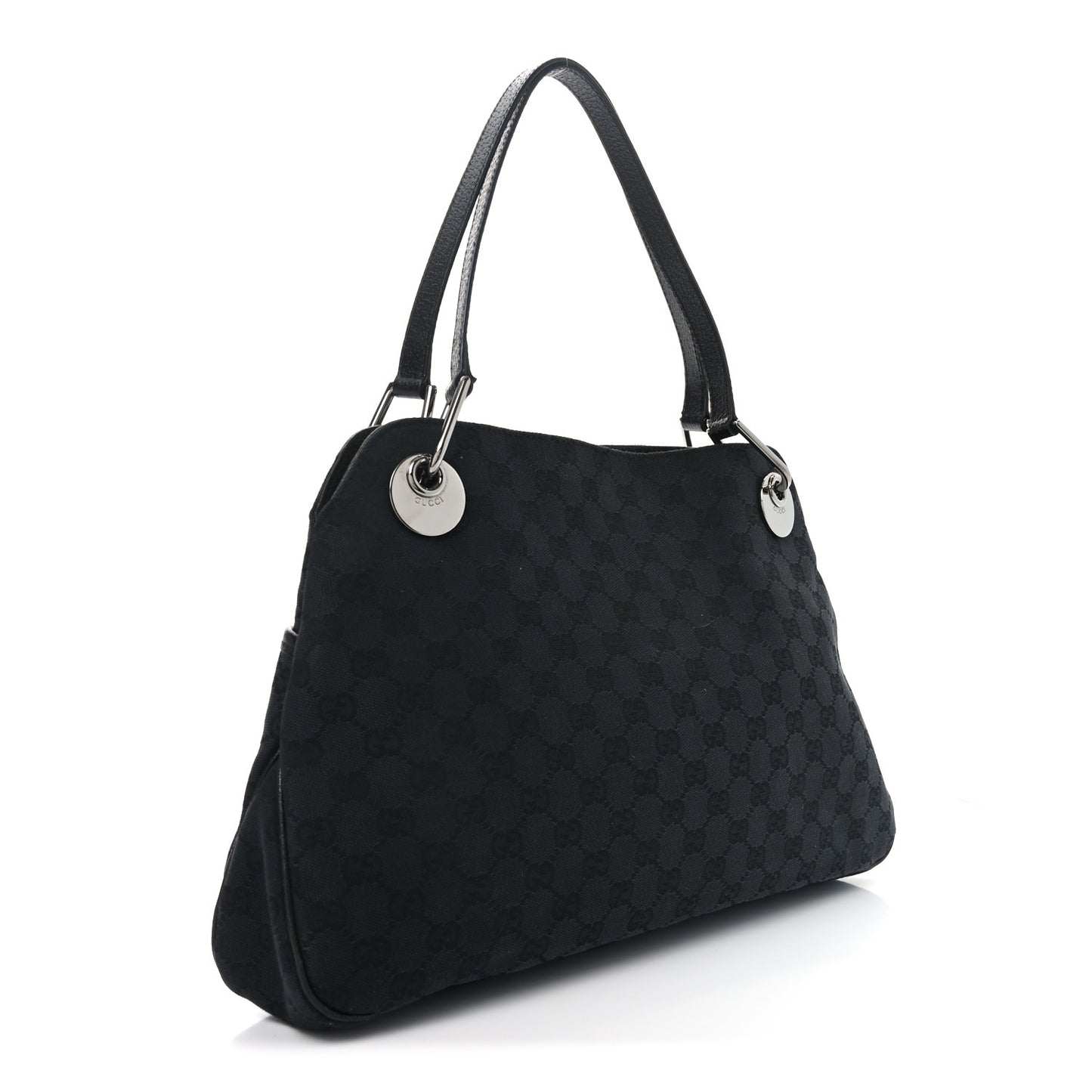 Monogram Medium Eclipse Shoulder Bag Black