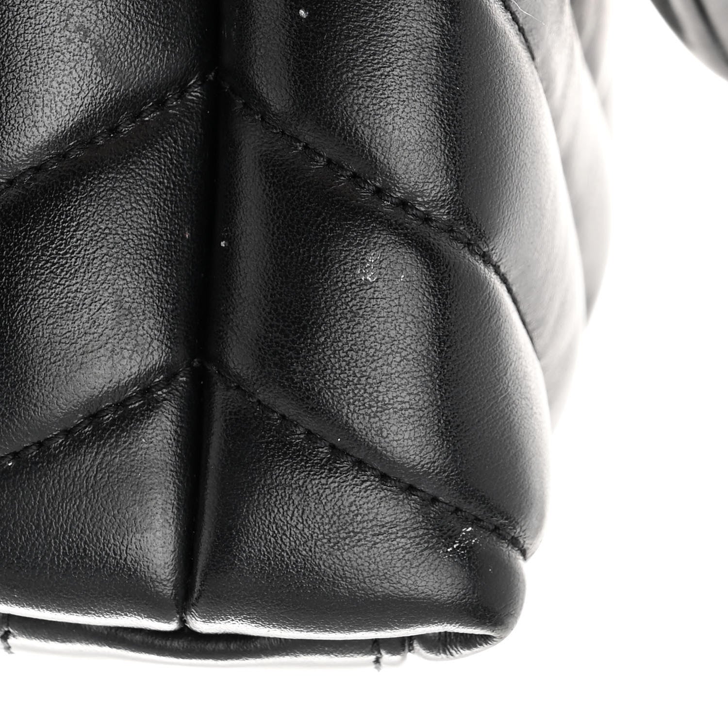 Saint Laurent Calfskin Y Quilted Monogram Toy Loulou Crossbody Bag Black 12 of 14