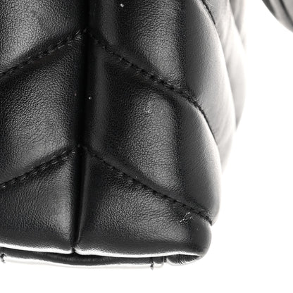 Saint Laurent Calfskin Y Quilted Monogram Toy Loulou Crossbody Bag Black 12 of 14