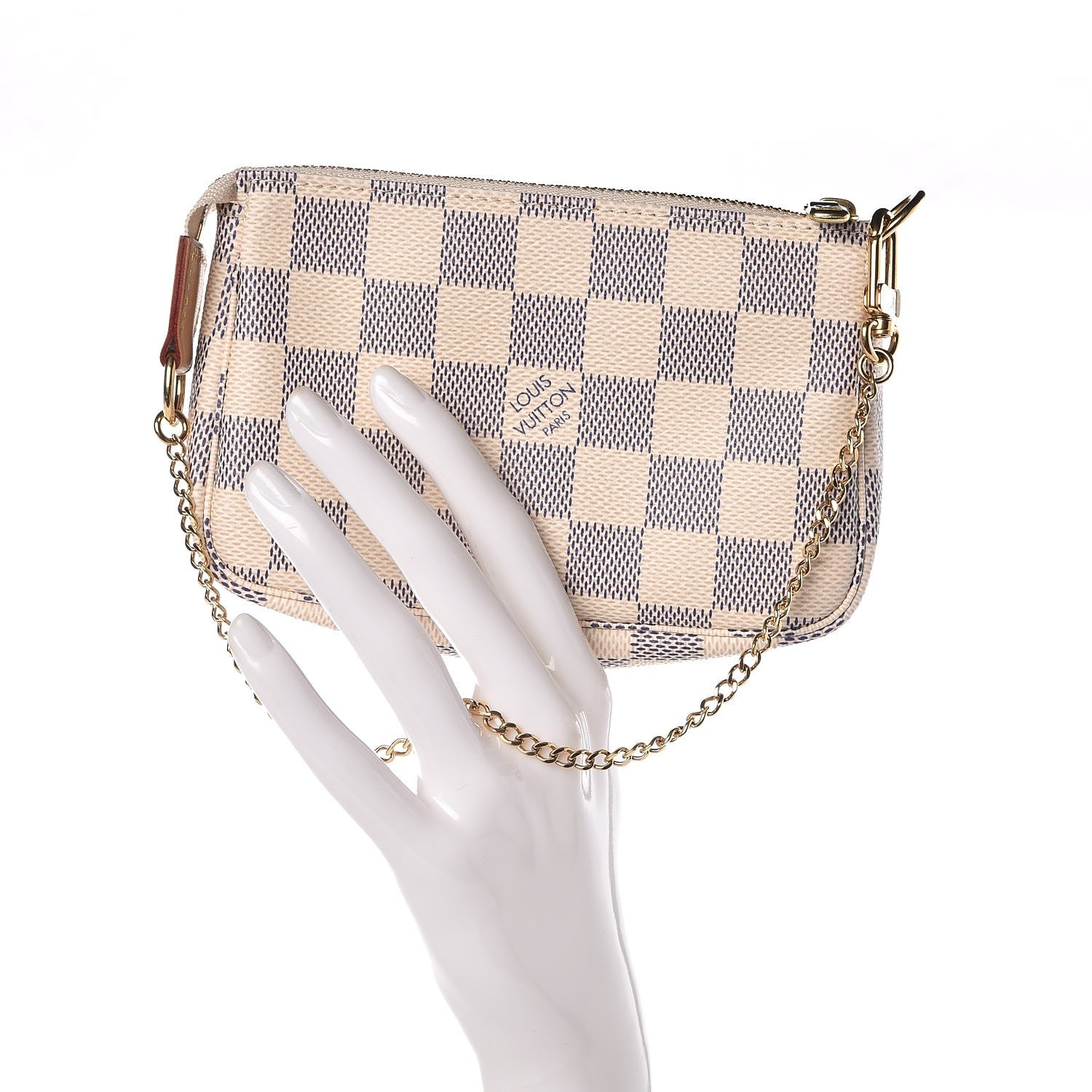 Louis Vuitton Damier Azur Mini Pochette Accessories 2 of 7