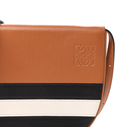 Loewe Calfskin Marine Stripe Mini Heel Shoulder Bag Tan 10 of 10