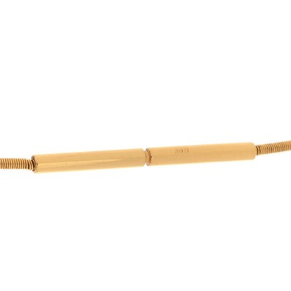 Hermes Gold Lacquered Cage d'H Necklace White 4 of 6