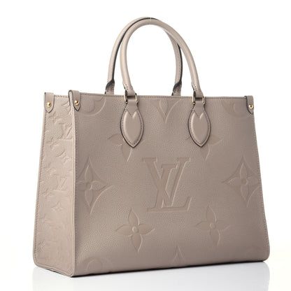 Louis Vuitton Empreinte Monogram Giant Onthego MM Tourterelle 6 of 12