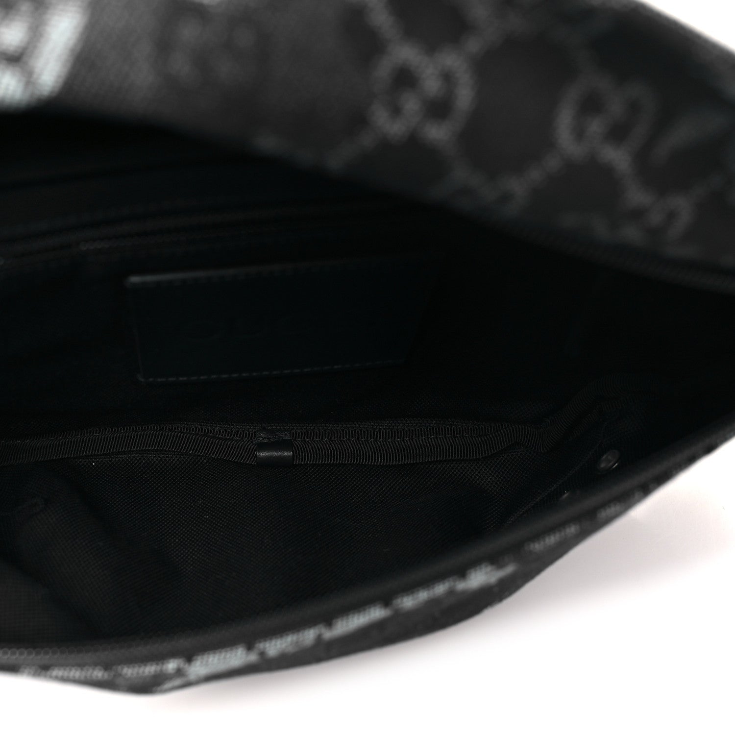 Gucci Denim Monogram Web Belt Bag Blue Multicolor 5 of 10