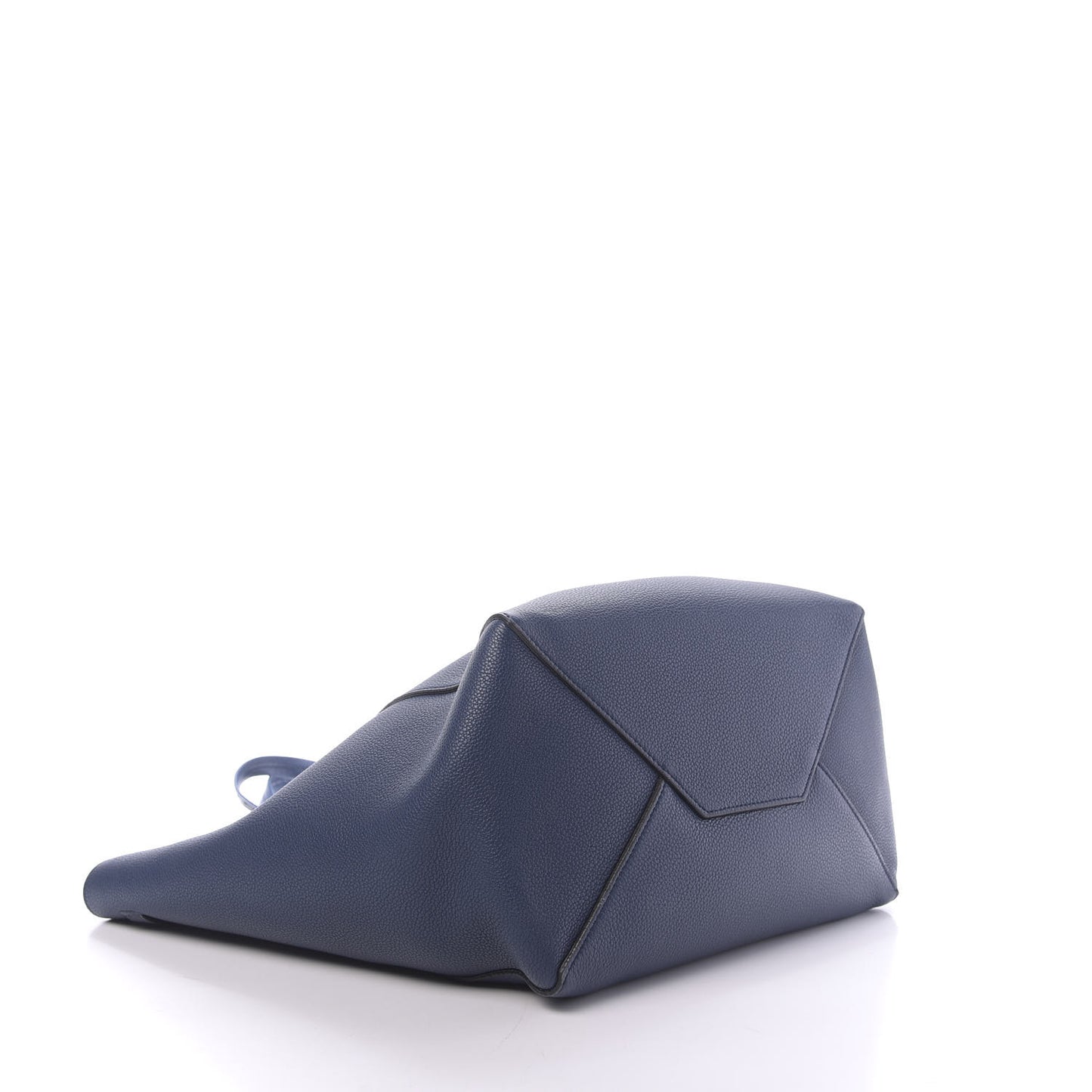 Soft Grained Calfskin Small Belt Cabas Phantom Indigo