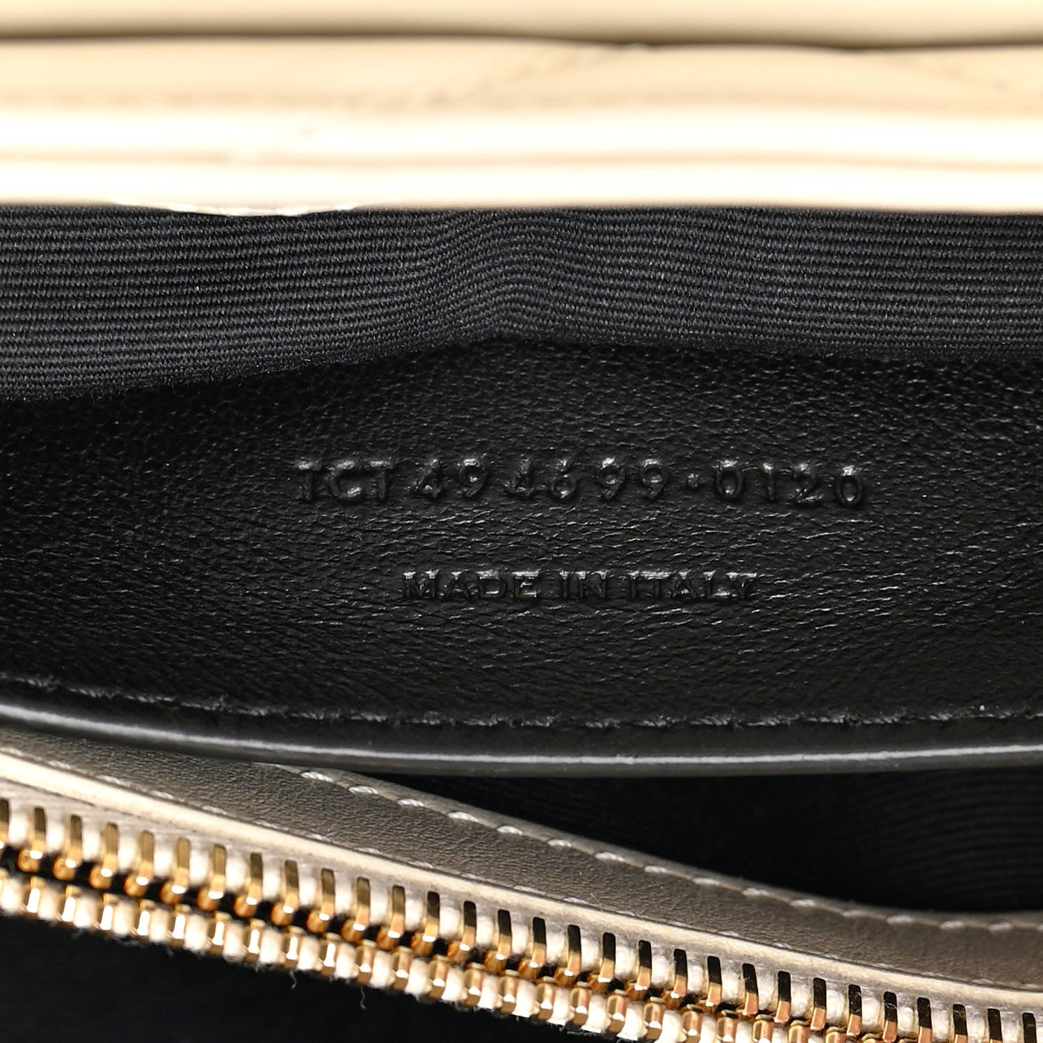 Saint Laurent Calfskin Y Quilted Monogram Small Loulou Chain Satchel Crema Soft 7 of 12