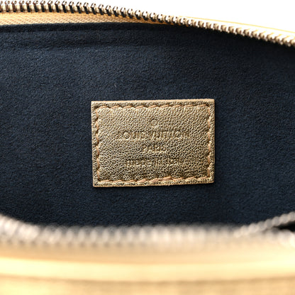 Louis Vuitton Lambskin Embossed Monogram Coussin PM Gold 8 of 11