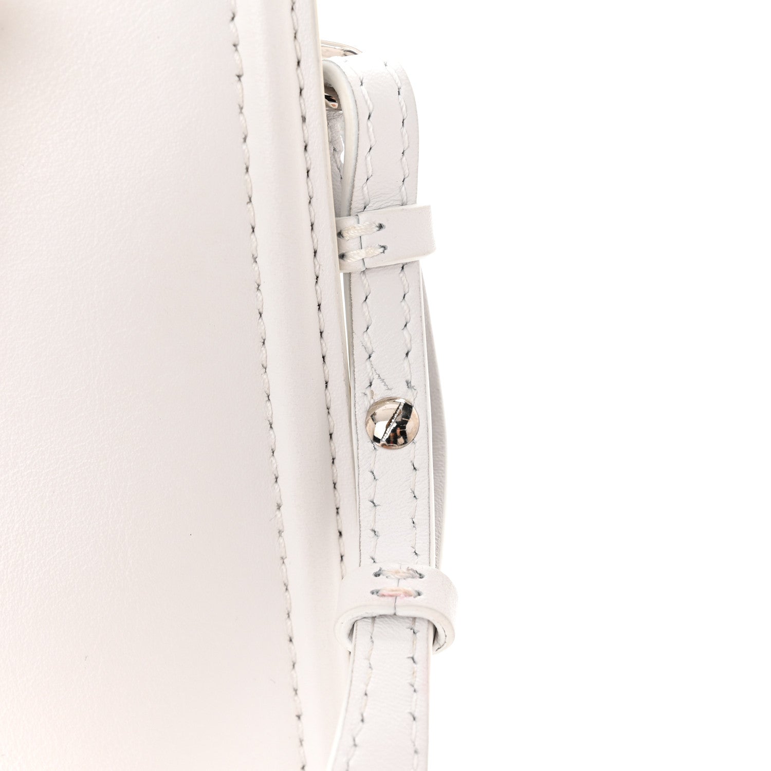 Alexander McQueen Calfskin The Short Story Shoulder Bag White 14 of 15