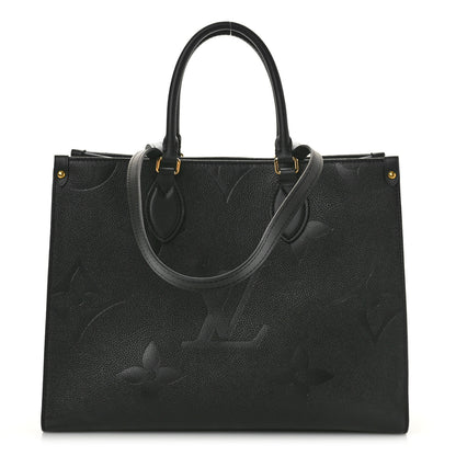 Louis Vuitton Empreinte Monogram Giant OnTheGo MM Black 1 of 9