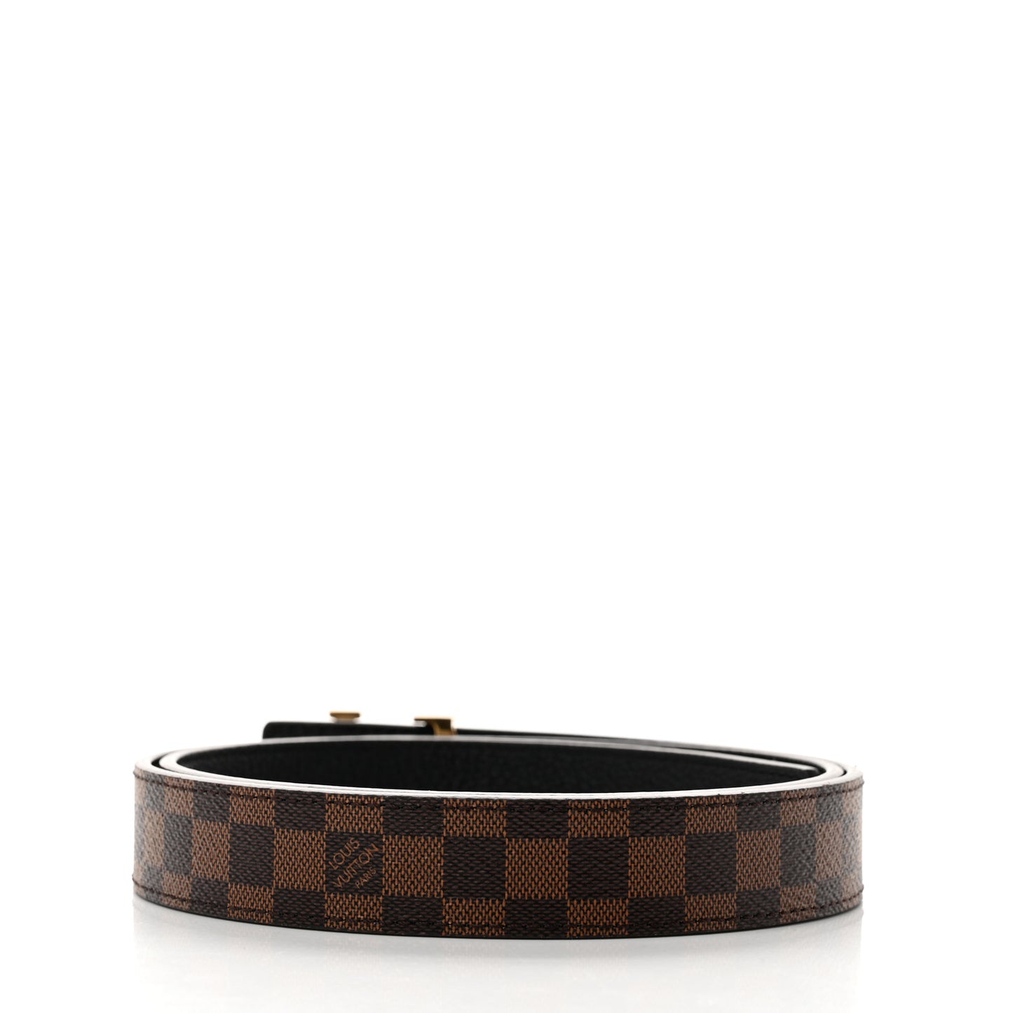 Mini Damier Ebene 25mm LV Initiales Belt 80 32