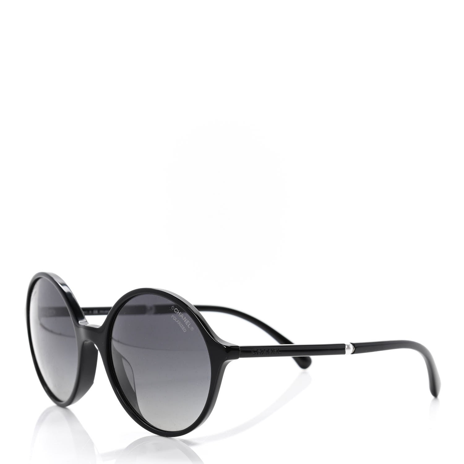 Chanel Acetate Pearl Round Sunglasses 5391 H A Black 1 of 6