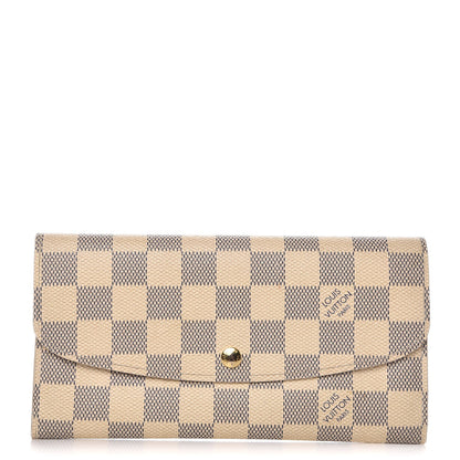 Louis Vuitton Damier Azur Emilie Wallet 1 of 9
