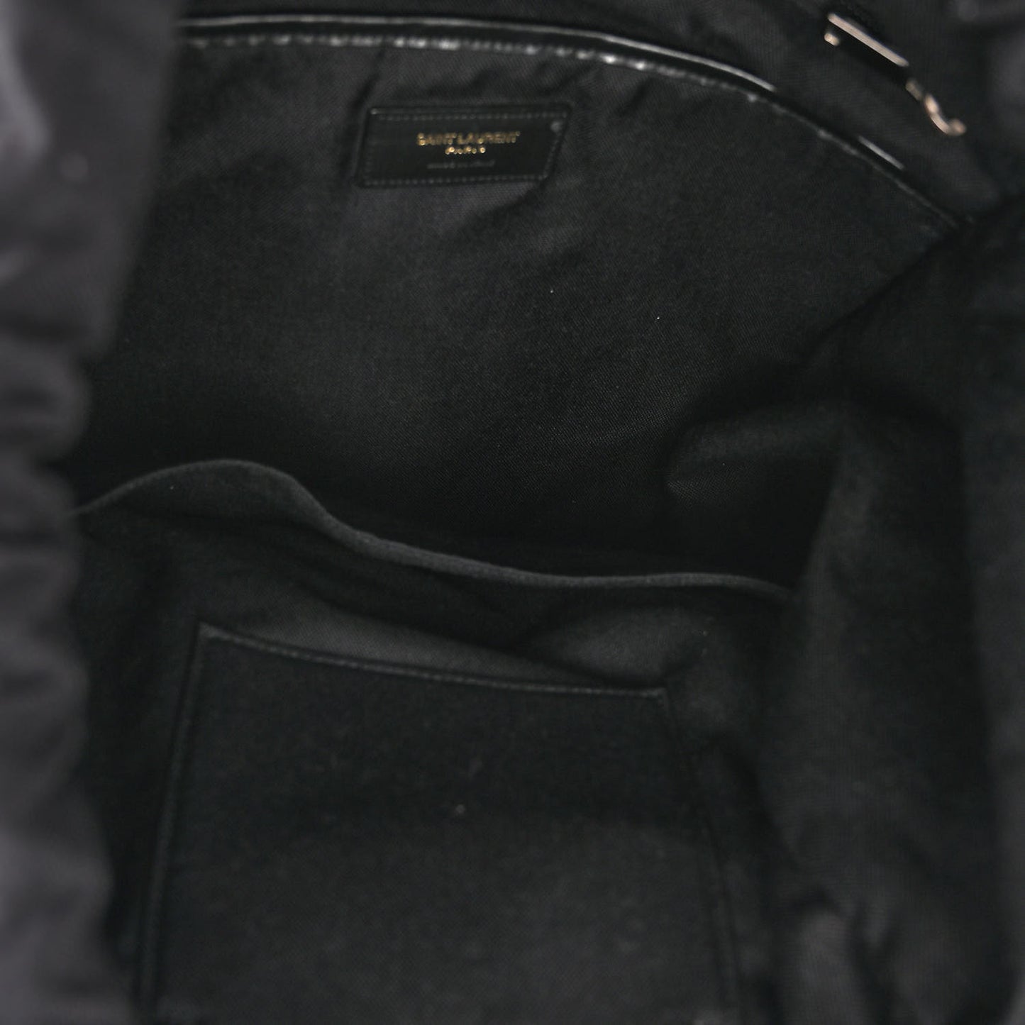 Nylon City Fold Up Backpack Black