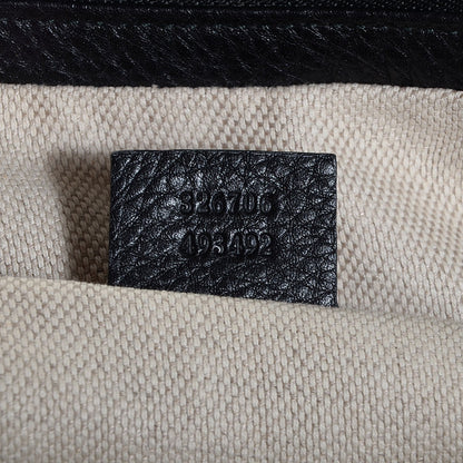 Gucci Pebbled Calfskin Medium Soho Chain Hobo Black 7 of 9