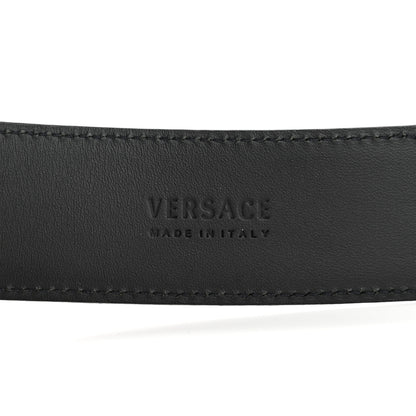 Versace Calfskin Palazzo Medusa Belt 100 40 Black 5 of 8