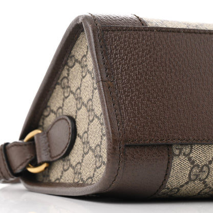 Gucci GG Supreme Monogram Web Small Ophidia Messenger Bag Beige Ebony New Acero 9 of 10