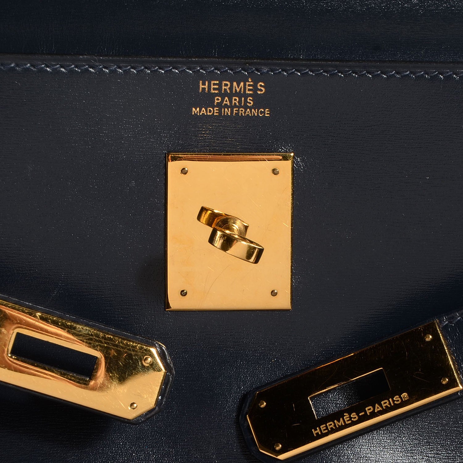 Hermes Box Kelly Retourne 32 Indigo 10 of 22