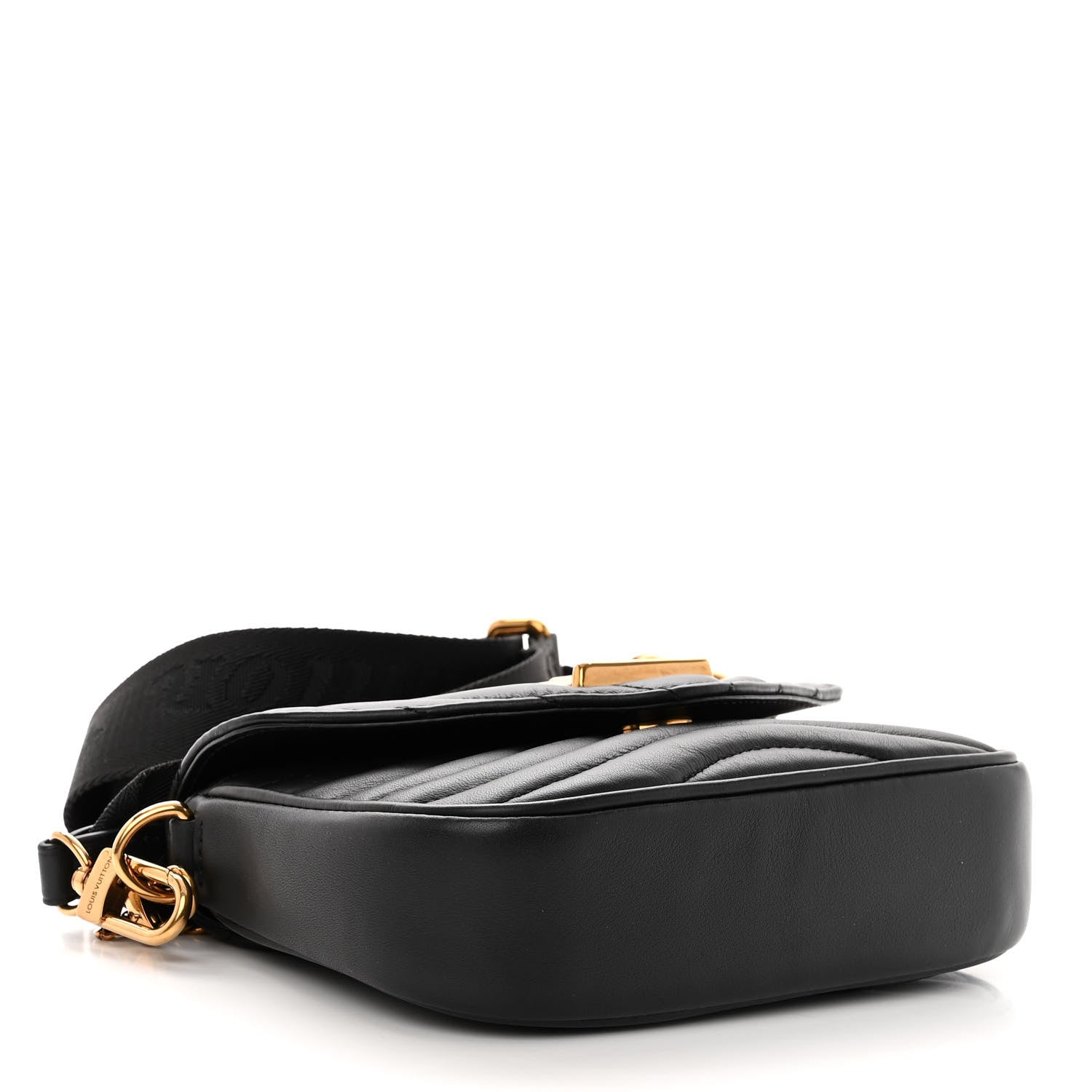 Louis Vuitton Calfskin New Wave Multi Pochette Black 4 of 9