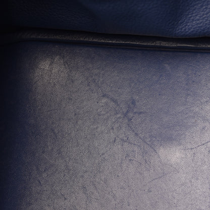 Hermes Taurillon Clemence Lindy 34 Bleu Brighton 7 of 12