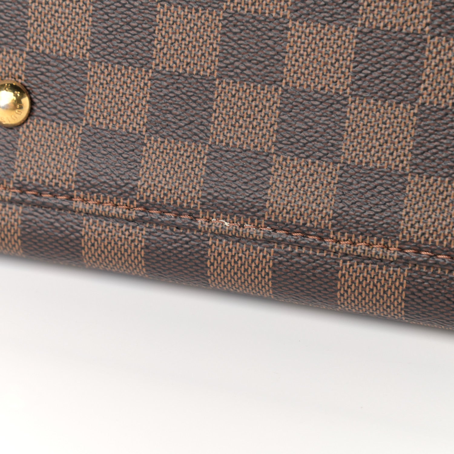 Louis Vuitton Cuir Taurillon Damier Ebene Normandy Magnolia 12 of 14
