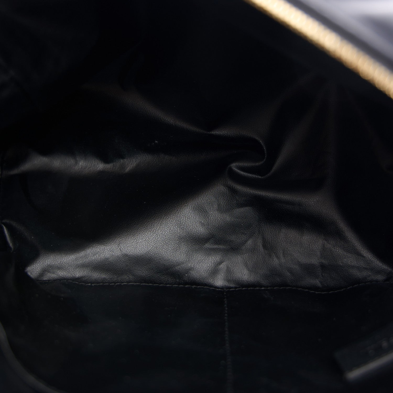 Fendi Lycra FF Embossed Medium Trapezoid Beauty Pouch Black 4 of 9