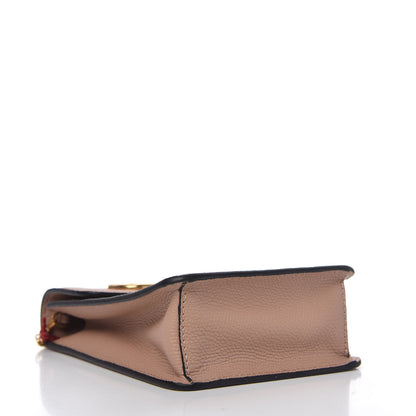 Valentino Garavani Grained Calfskin Vlogo Crossbody Pouch Rose Cannelle 4 of 12