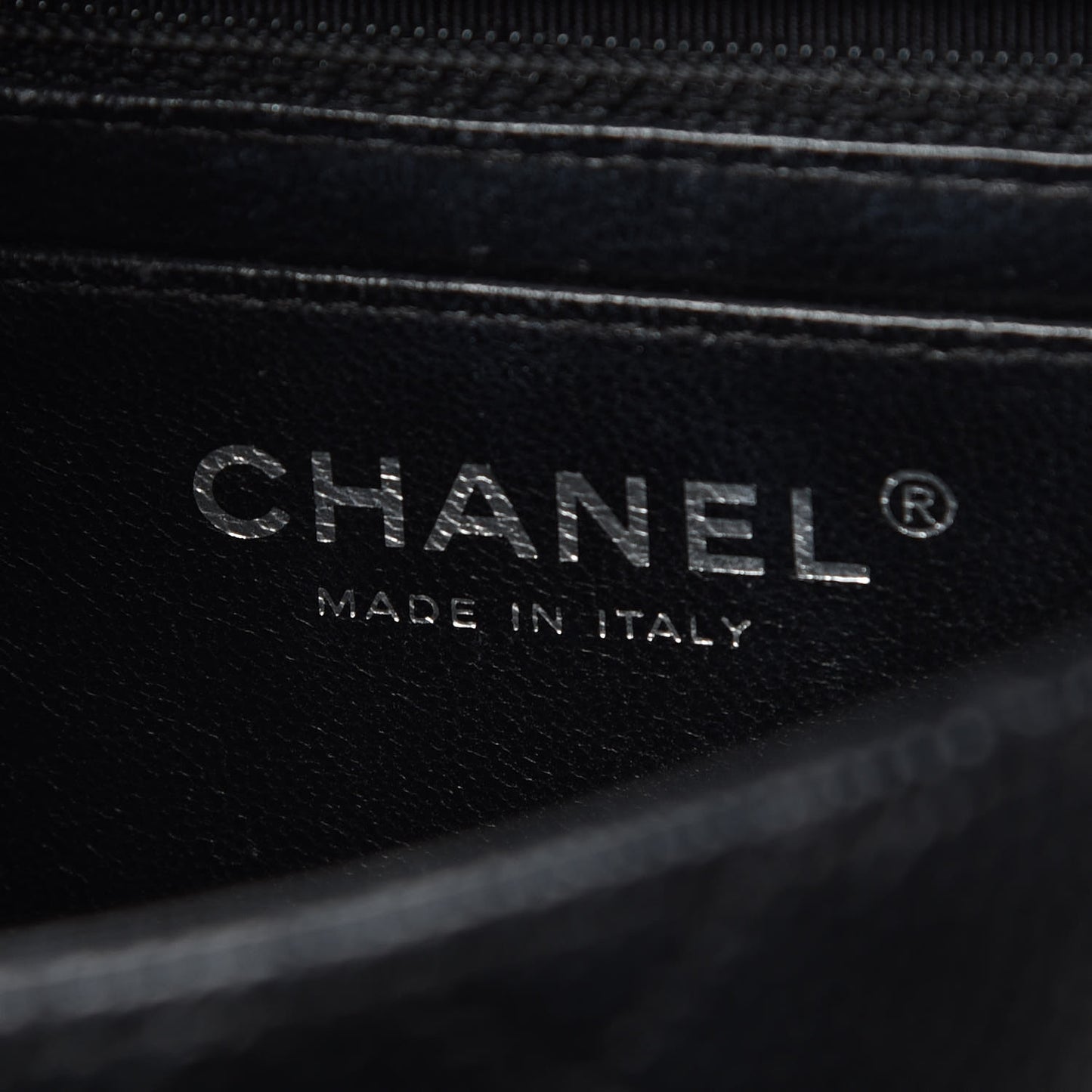 Caviar Quilted Mini Square Flap Black