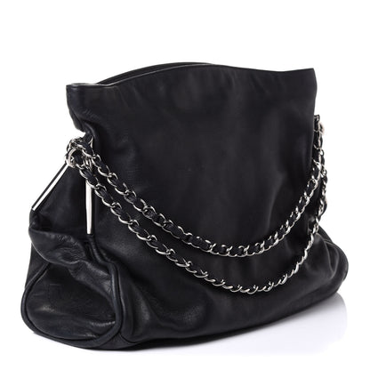 Chanel Lambskin Ultimate Soft Hobo Black 3 of 9