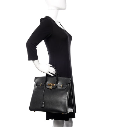 Hermes Ardennes HAC Birkin 32 Black 2 of 41