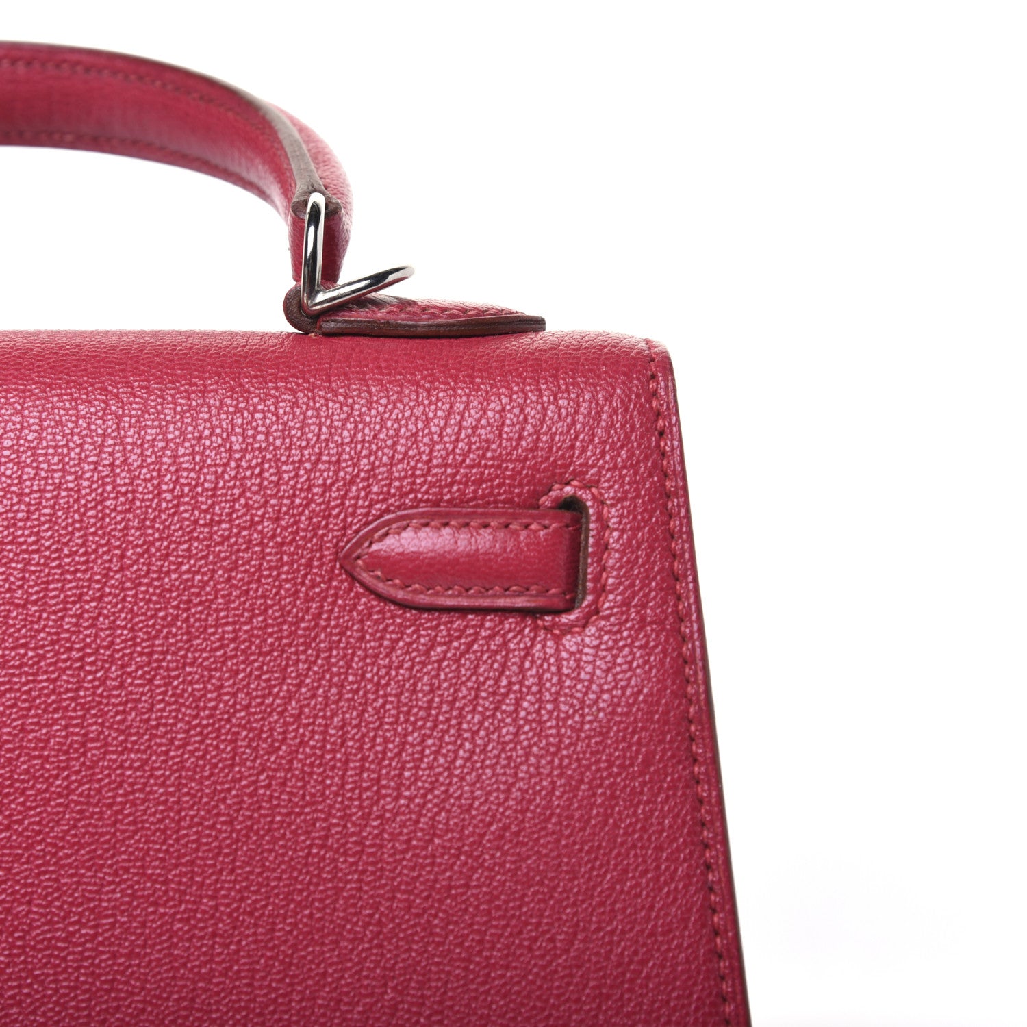 Hermes Chevre Kelly Sellier 25 Framboise 12 of 42