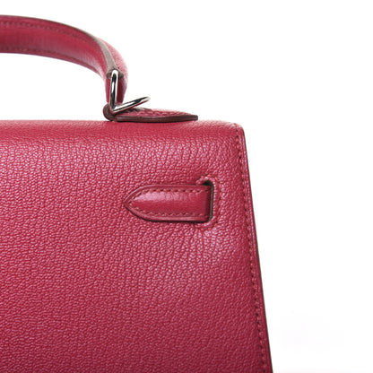 Hermes Chevre Kelly Sellier 25 Framboise 12 of 42