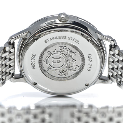 Hermes Stainless Steel 32mm Slim d'Hermes Quartz Watch Silver 5 of 6