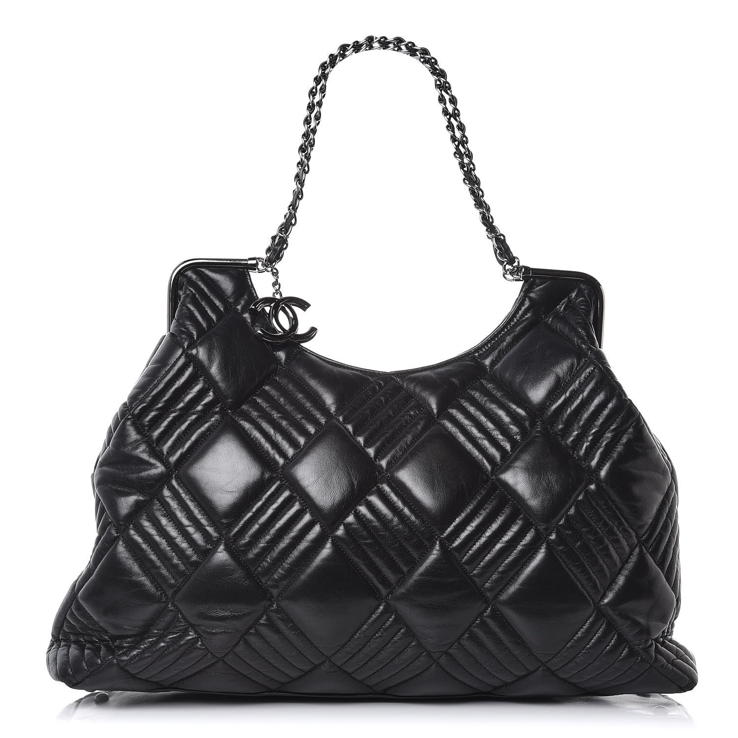 Chanel Lambskin Large In and Out Tote Black 1 of 12