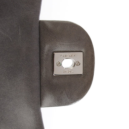 Chanel Lambskin Quilted Jumbo Single Flap Dark Grey 5 of 8