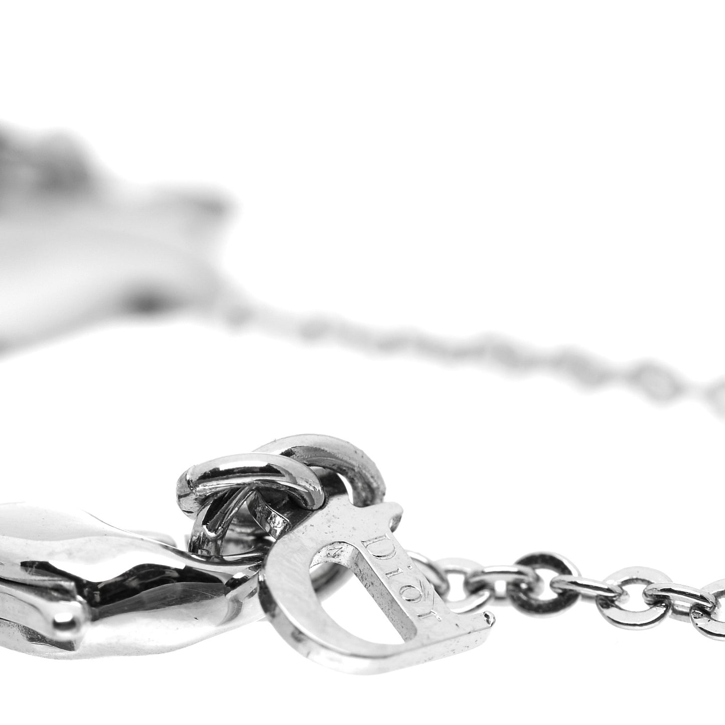 Crystal Bear Bracelet Silver Pink