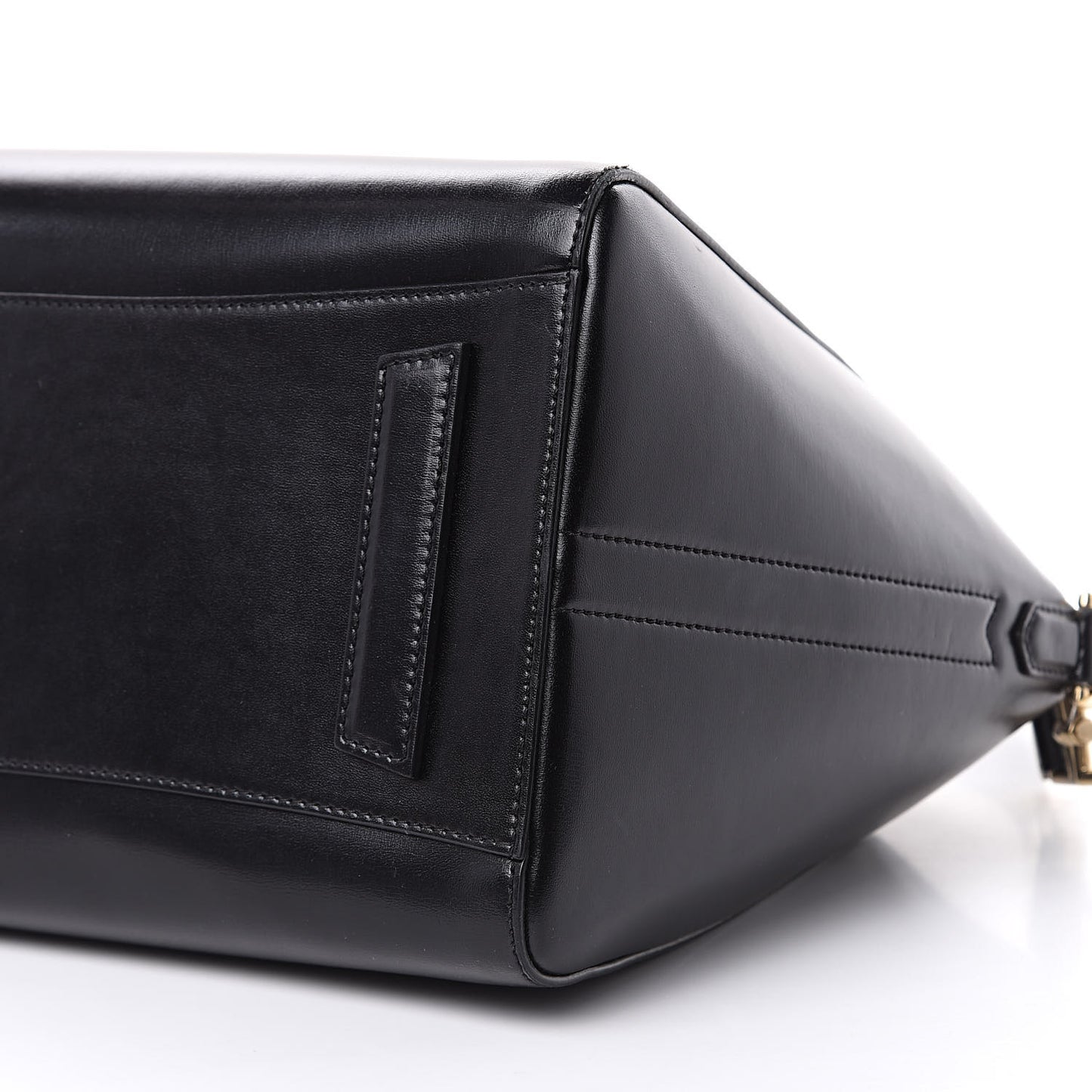 Shiny Lord Calfskin Medium Antigona Black