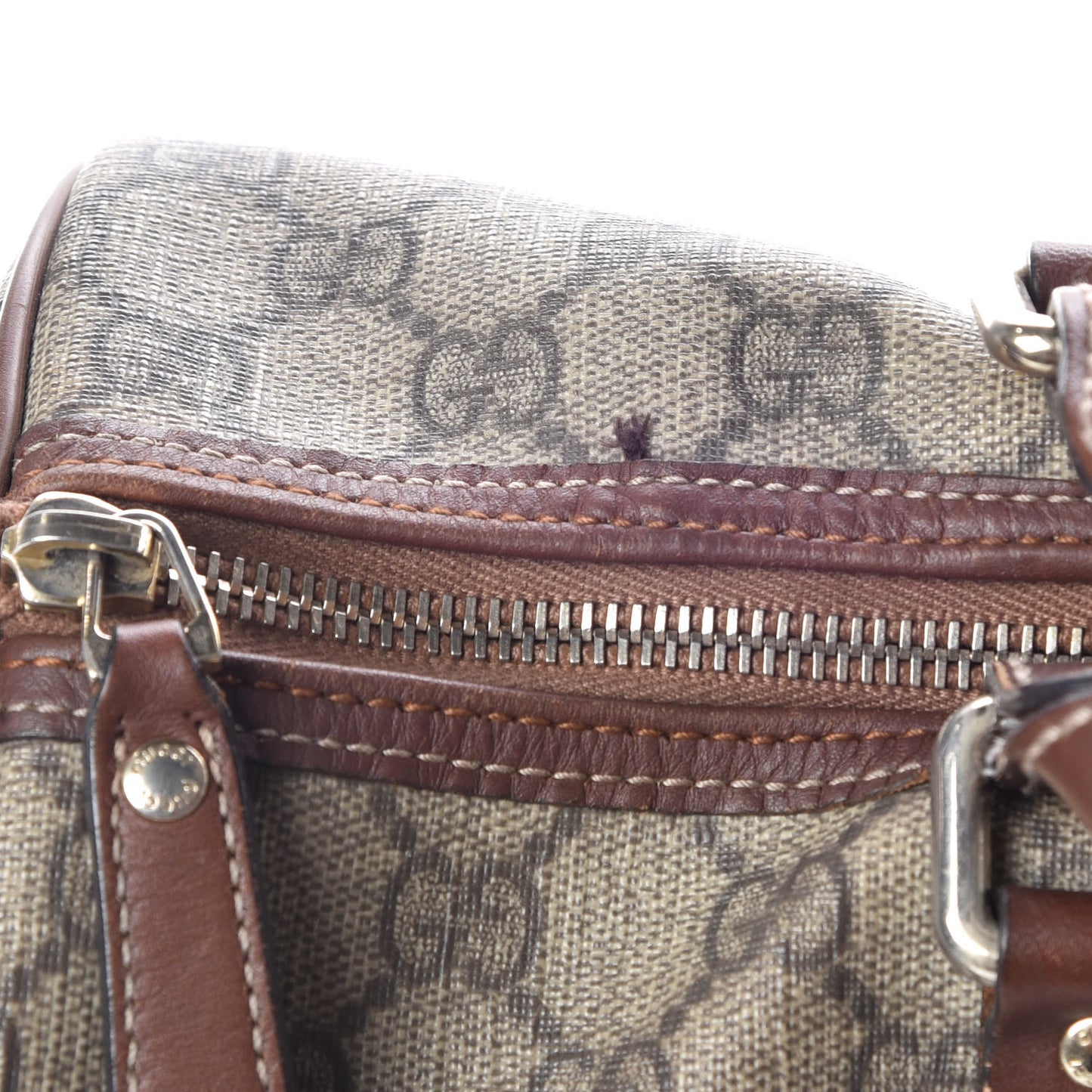 GG Plus Monogram Medium Joy Boston Brown