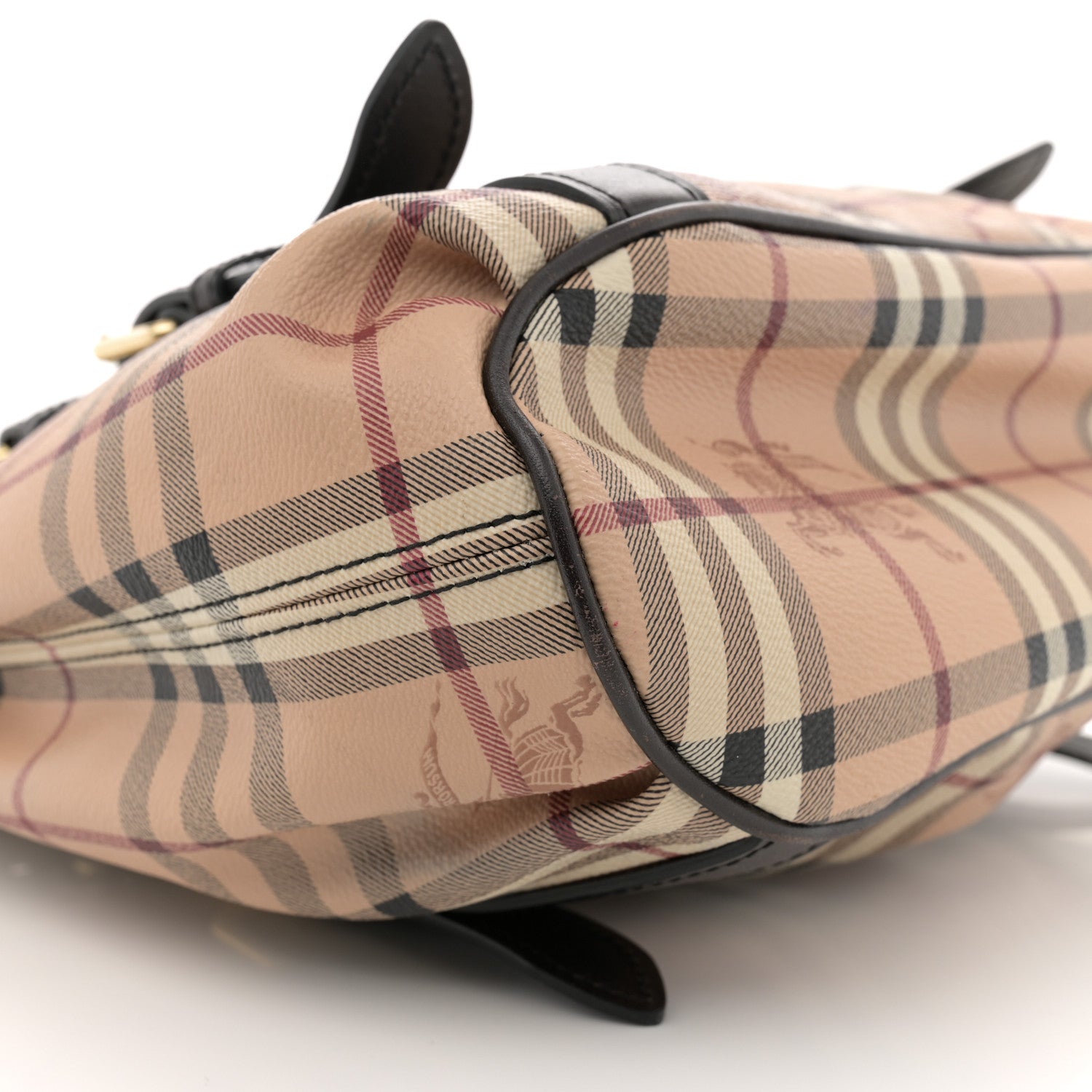 Burberry Haymarket Check Small Northfield Tote Chocolate 10 of 14