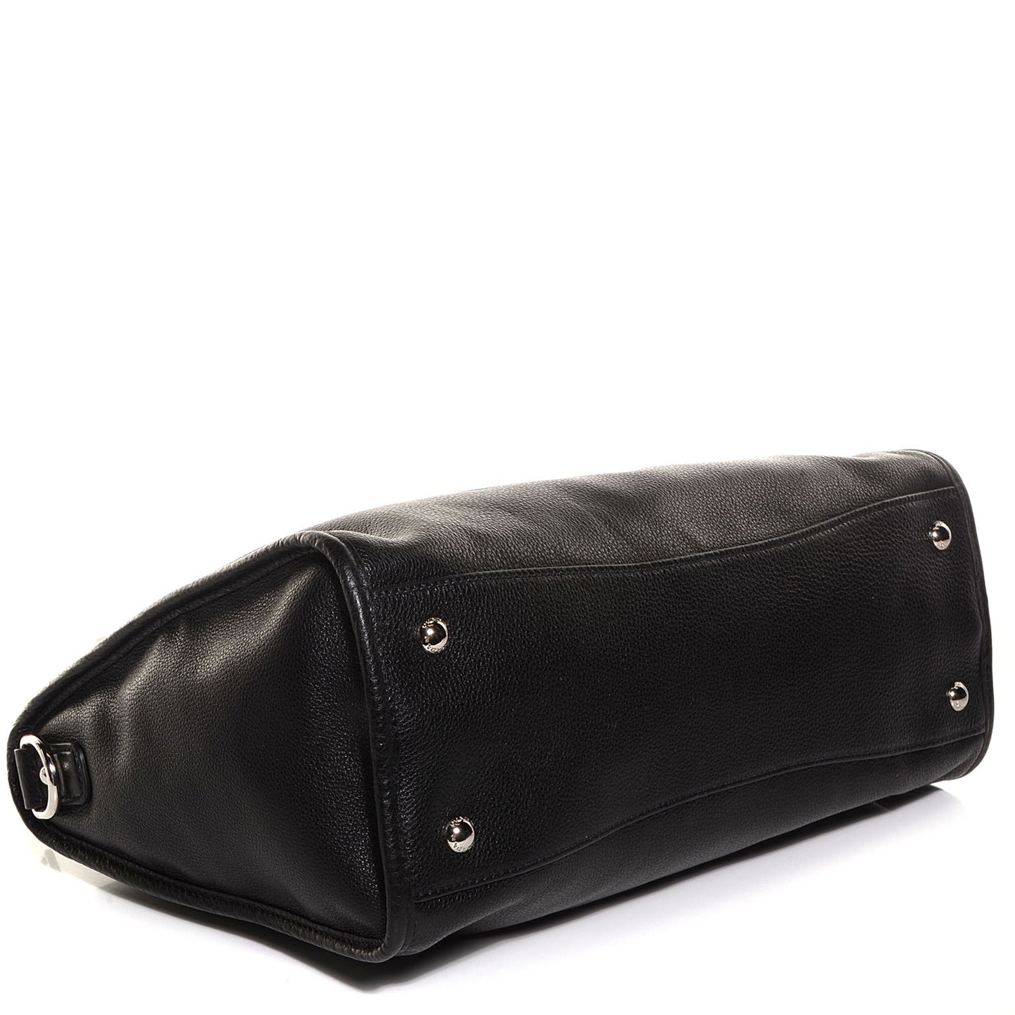 Vitello Daino Tote Nero Black