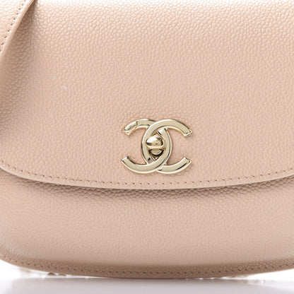 Chanel Caviar Flap Bag Light Beige 11 of 12